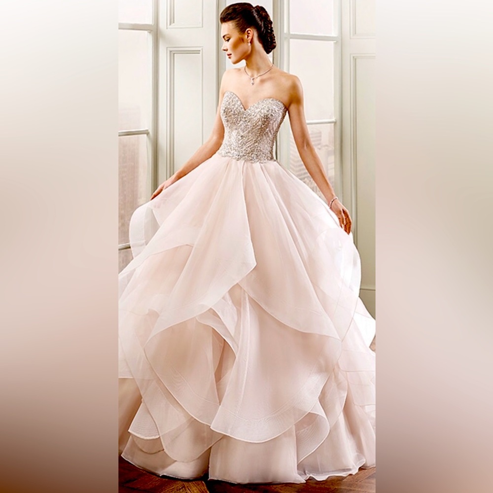 Ivery beaded wedding dress